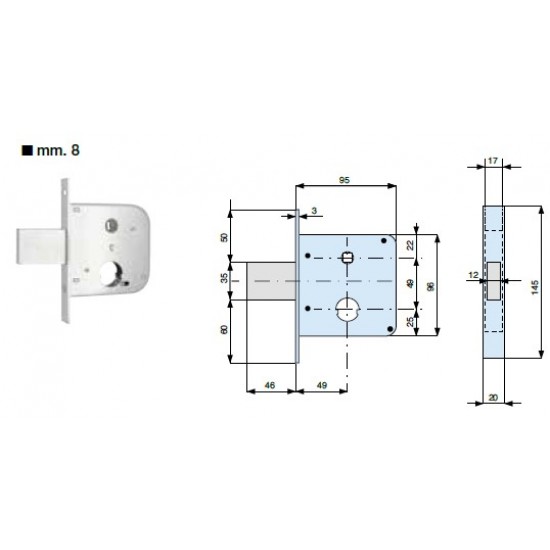 SCROCCO IN ACCIAO CON MANDATA ART. 134500/000