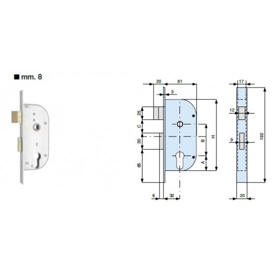 2 MANDATE E SCROCCO, CATENACCI IN OTTONE ART. 148320/000