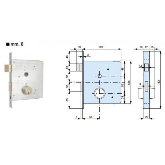 2 MANDATE E SCROCCO, CATENACCI IN OTTONE ART. 344550/000