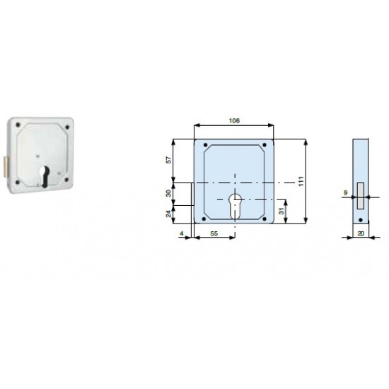 2 MANDATE REVERSIBILE, CATENACCI IN OTTONE ART. 424550/000