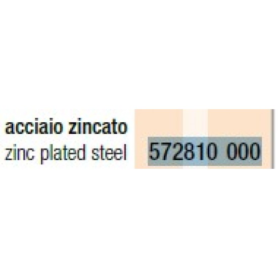 SERRATURA GANCIO RIENTRANTE IN OTTONE, 3 MANDATE ART. 572810/000