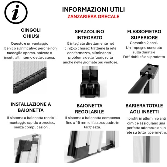 Zanzariera Laterale Grecale Su Misura: Massima Protezione, Minimo Ingombro