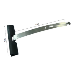 GANCIO IN NLON MOLLA DI SICCUREZZA ATTACCARULLO PER LAMA DA 14 MM.