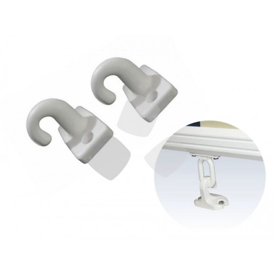 COPPIA DI AGGANCI A PAVIMENTO PER TENDE DA SOLE COPPIA DI AGGANCI A PAVIMENTO PER TENDE DA SOLE