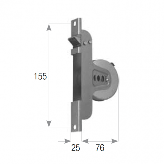 AVVOLGITORE SEMINCASSO MONOBLOCCO INTERASSE 155 MM. CAPACITA' 6 MT. AVVOLGITORE SEMINCASSO MONOBLOCCO INTERASSE 155 MM. CAPACITA' 6 MT.