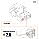 CRICCHETTO CRICK ADJUSTABLE RAPIDO REGOLABILE