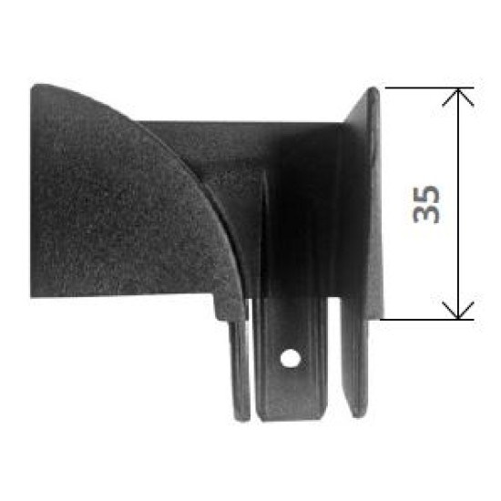 COPPIA DI INVITI PER GUIDA TAPPARELLA IN PVC PER GUIDA 40,5 x 75 COPPIA DI INVITI PER GUIDA TAPPARELLA IN PVC PER GUIDA 40,5 x 75