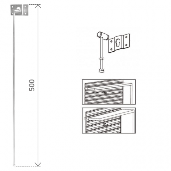 FERMO DI SICUREZZA PER AVVOLGIBILI IN LEGNO FERMO DI SICUREZZA PER AVVOLGIBILI IN LEGNO