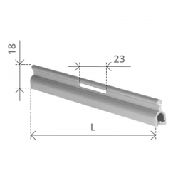 GANCIO COVETTA ATTACCARULLO PER LAMA DA  9 MM.