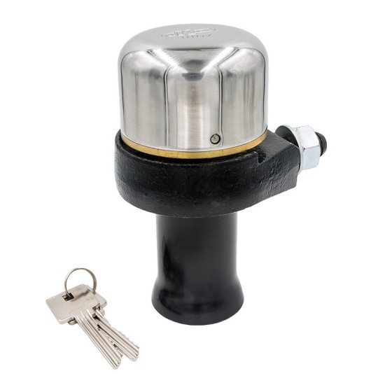 LUCCHETTO A CAMPANA COMPLETO DI ACCESSORI SIKURO