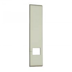 PLACCA PVC AVORIO COPRIAVVOLGITORE UNIVERSALE INTERASSE DA 130 A 210 MM.