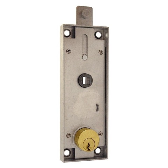 SERRATURA CHIUSURA SUPERIORE CILINDRO TONDO PORTA BASCULANTE F1300100 SERRATURA CHIUSURA SUPERIORE CILINDRO TONDO PORTA BASCULANTE F1300100