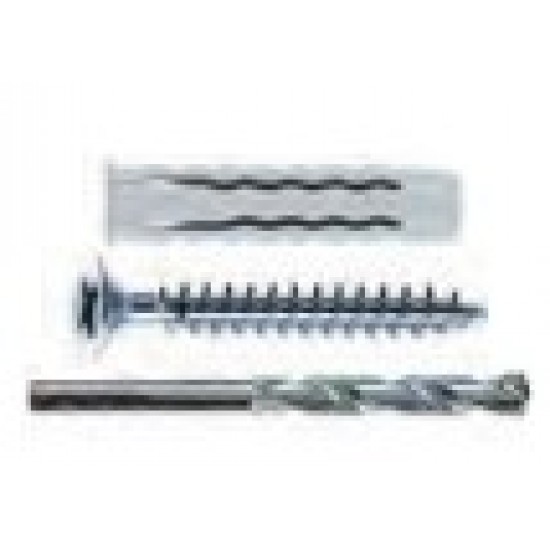 TASSELLO MULTIUSO A 4 SETTORI IN NYLON + VITE + PUNTA / PEZZI 80+