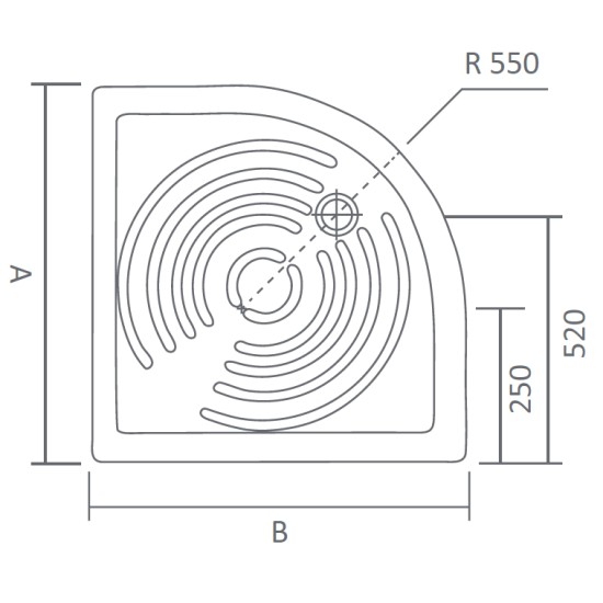 BOX DOCCIA BIANCO SEMICIRCOLARE IN PVC APERTURA CENTRALE MODELLO GIOVE