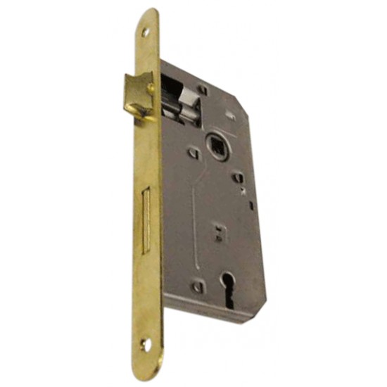 SERRATURA DA INFILARE BORDO TONDO OTTONATO PATENT