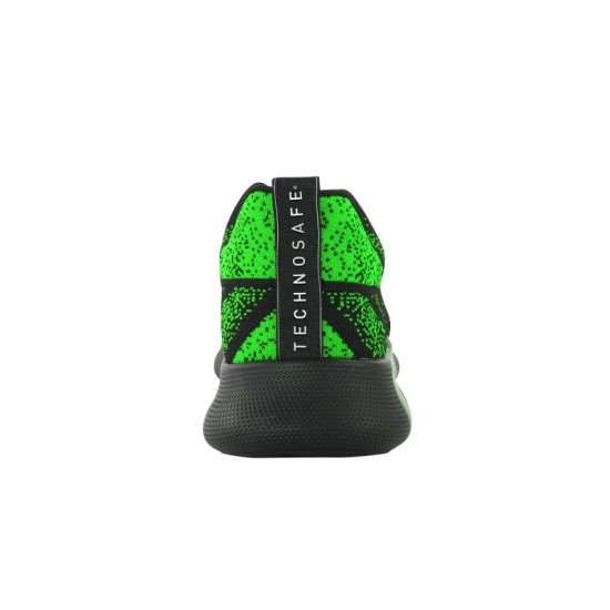 SCARPE BASSE DI SICUREZZA NEON S3 S3L SR ESD GREEN SHOCK TECHNOSAFE