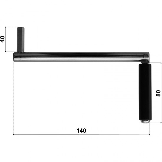 ARGANO A FUNE PER AVVOLGIBILI E OMBRELLONI COMPLETO DA 40 KG. TIPO MINIMO INGOMBRO