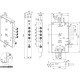 SERRATURA DOPPIA MAPPA + PROFILO EUROPEO ENTRATA 73 PORTA BLINDATA 6154/280 MOIA